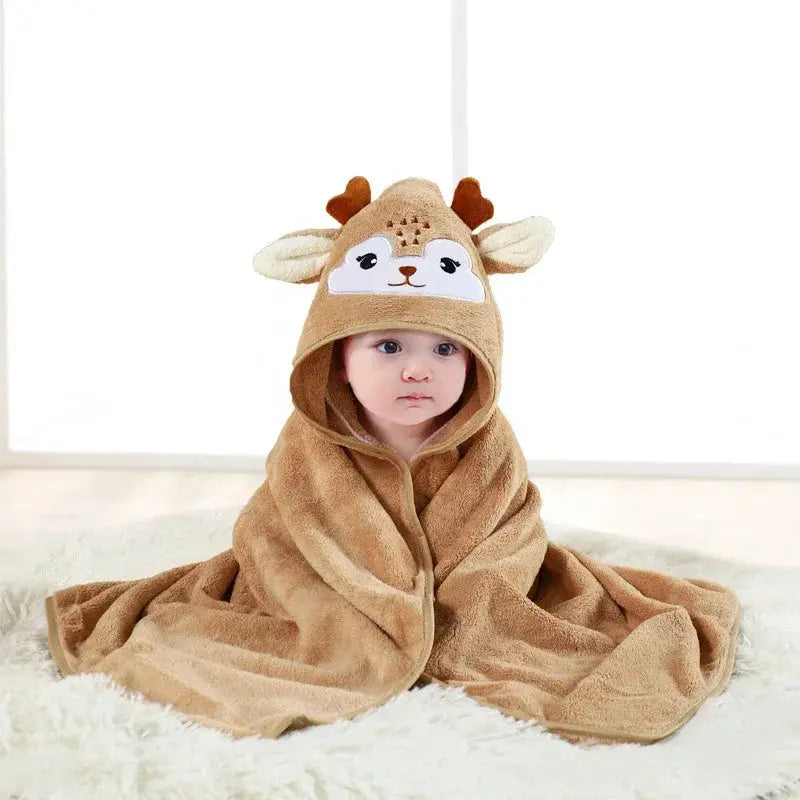 Cape de bain Bebe Animaux Bambi