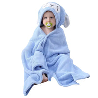 Thumbnail for Cape de bain enfant Microfibre lapin bleu