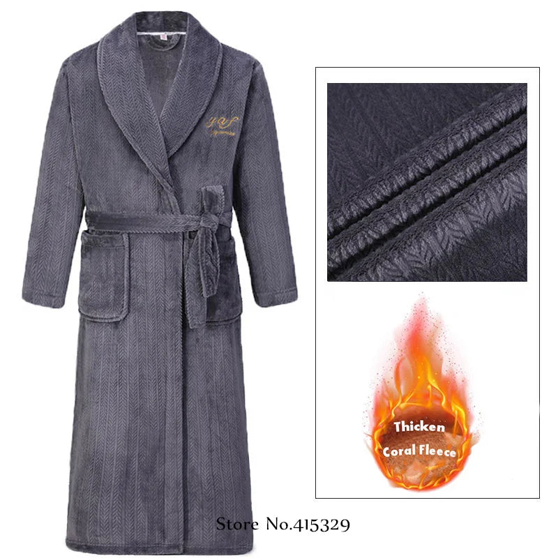 Peignoir de bain homme sortie de bain gris