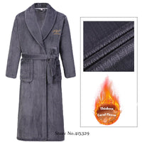 Thumbnail for Peignoir de bain homme sortie de bain gris