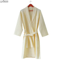 Thumbnail for Peignoir de bain pour Homme et Femme jaune de face