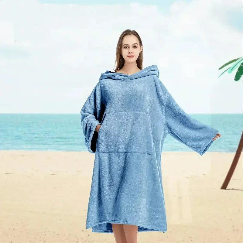 Poncho de bain Adulte Coton