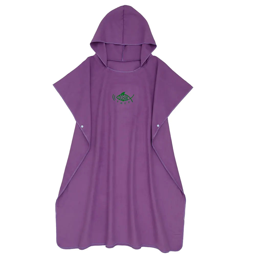 Poncho de bain Adulte Femme violet