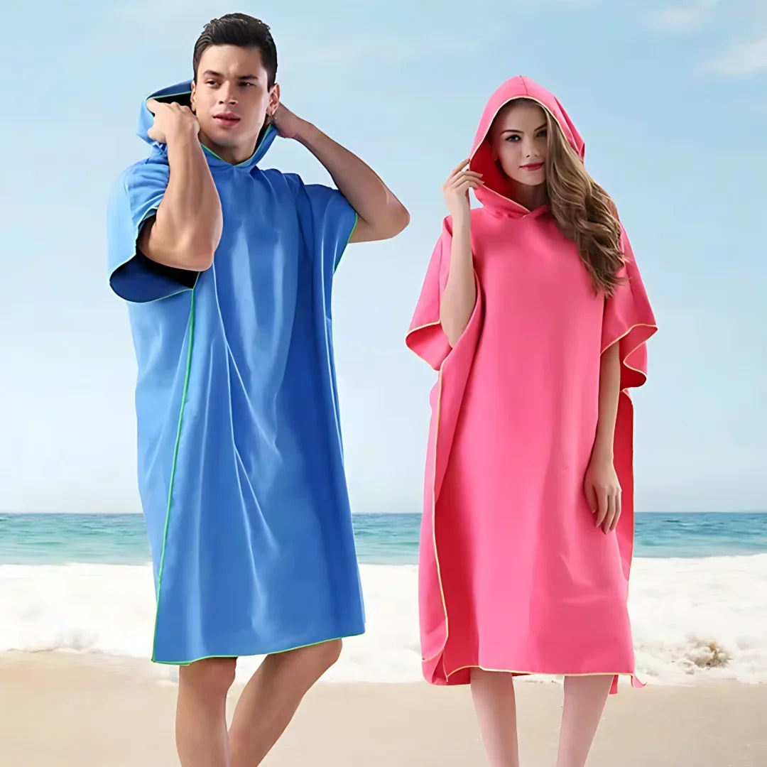 Poncho de bain Adulte Microfibre