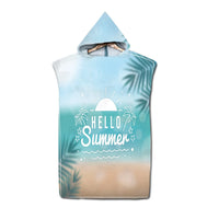 Thumbnail for Poncho de bain Adulte Surf hello summer