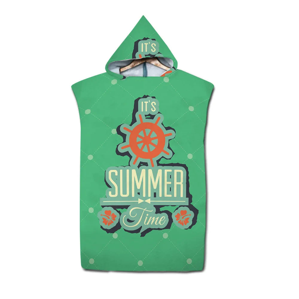 Poncho de bain Adulte Surf it's summer