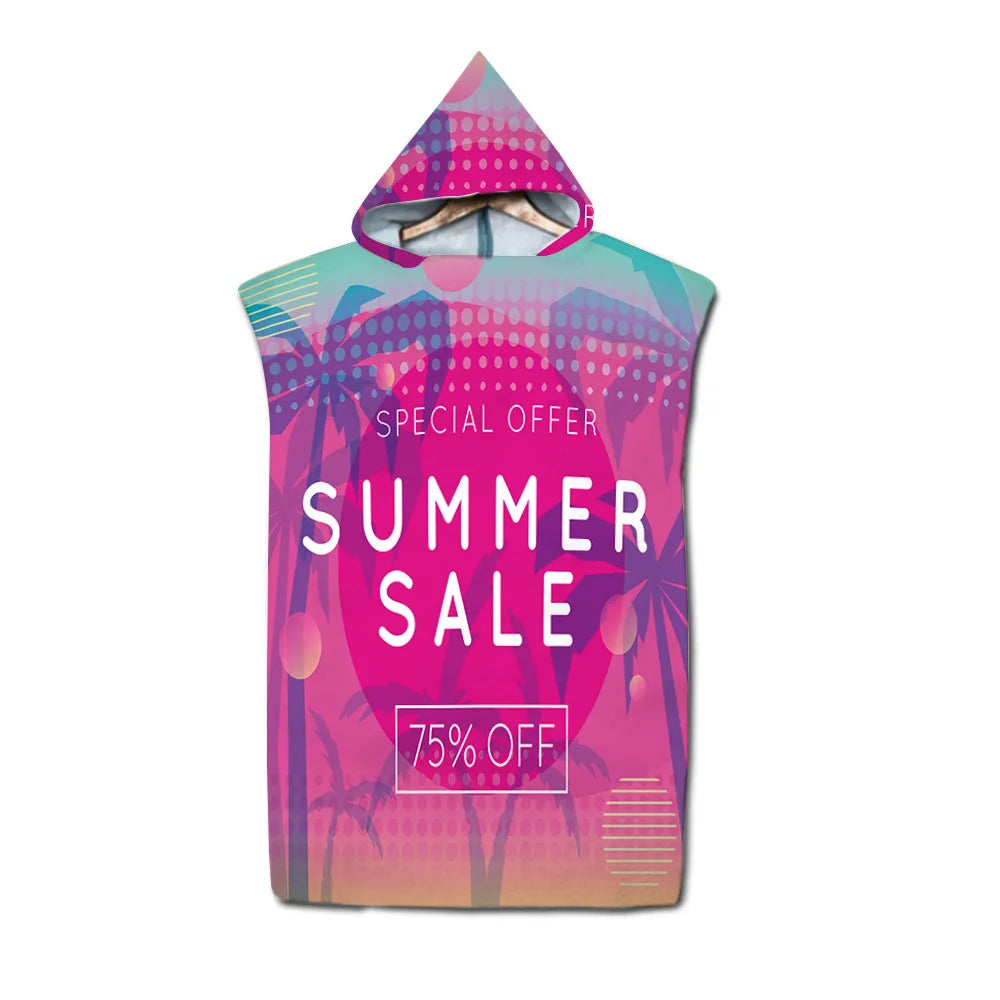 Poncho de bain Adulte Surf summer sale