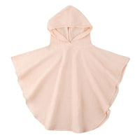 Thumbnail for Poncho de bain Enfant Coton rose pastel