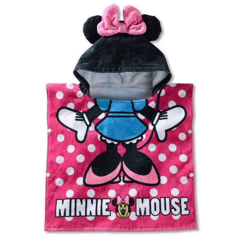 Poncho de bain Enfant Disney Minnie bleu