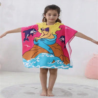 Thumbnail for Poncho de bain Enfant Fille syrène