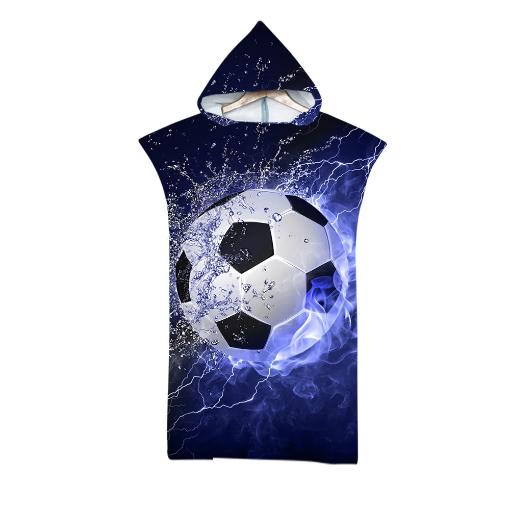 Poncho de bain Enfant Foot eau