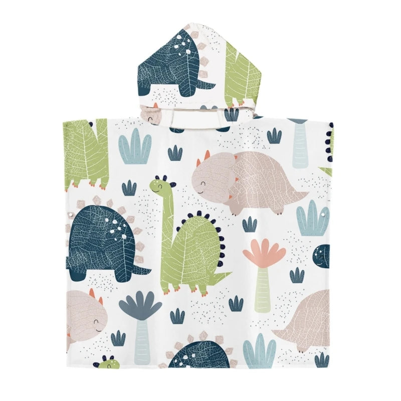 Poncho de bain Enfant Garçon palmier