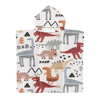 Thumbnail for Poncho de bain Enfant Garçon rouge rose