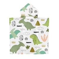 Thumbnail for Poncho de bain Enfant Garçon vert